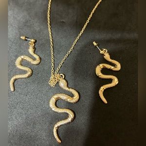 Snake jewelry set